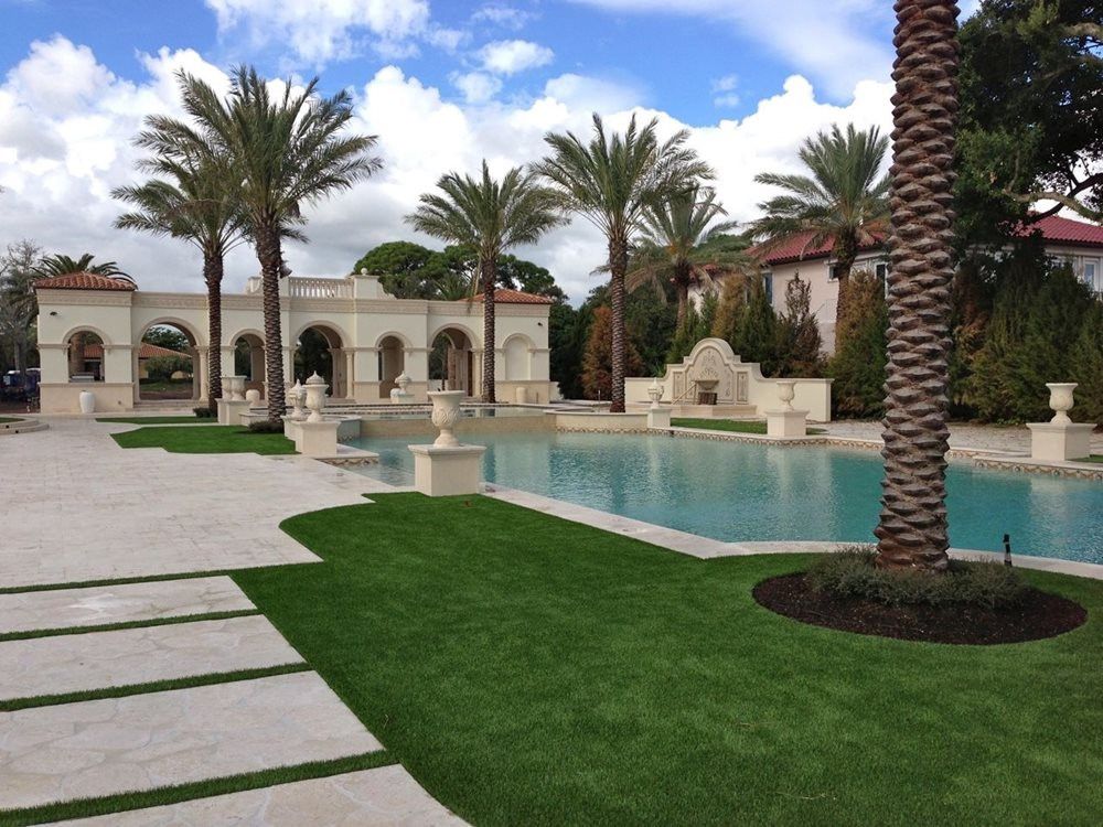 Vancouver artificial grass landscaping for resorts and event spaces