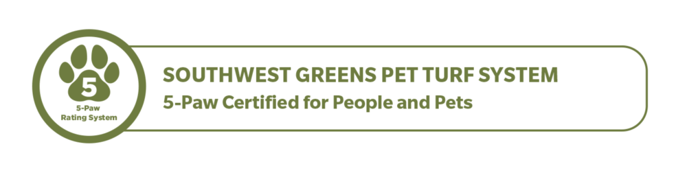 Southwest Greens Vancouver (Second Generation Landscapes) Pet Turf System 5-Paw Certified for People and Pets