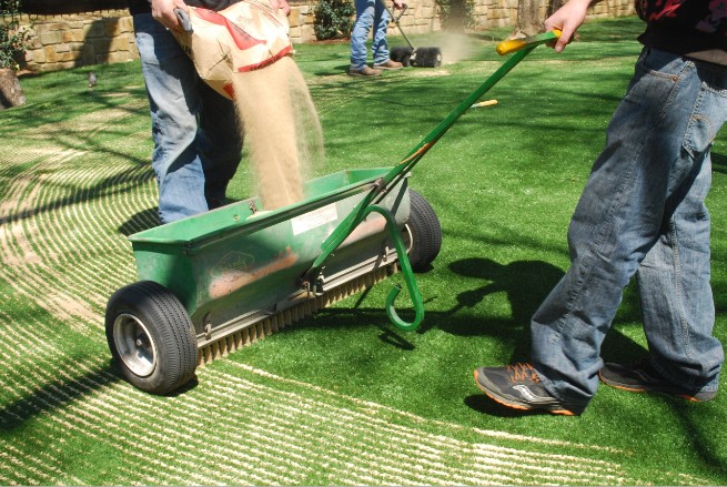 Vancouver artificial grass installation - base layer